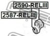 FEBEST 2587-RELIII Tensioner Pulley, v-ribbed belt